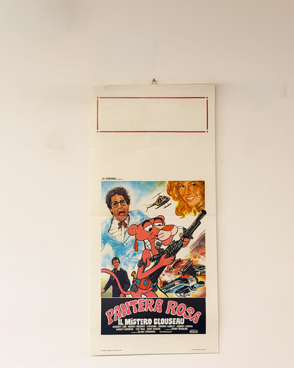 Locandina di cinema - La pantera rossa