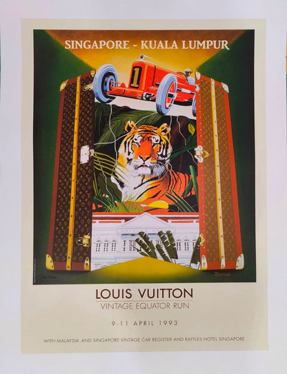 Razzia | Manifesto pubblicitario - Louis Vuitton Vintage Equator Run