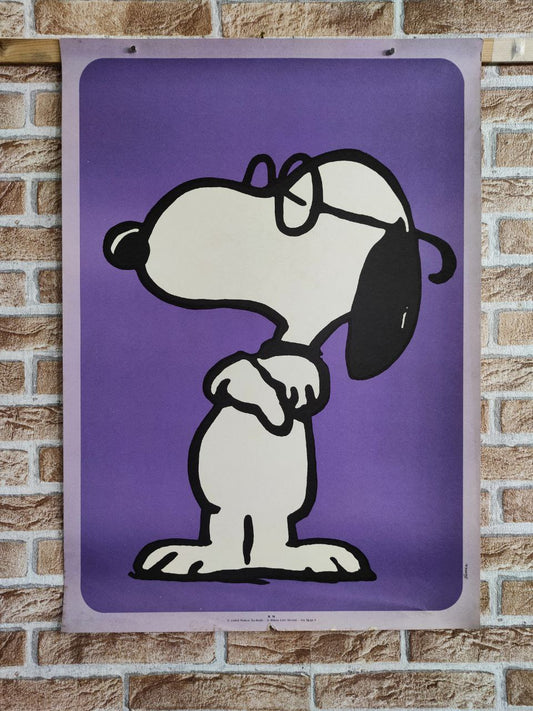Manifesto originale pubblicitario - Snoopy, Schulz