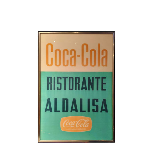 Insegna Coca-Cola, Ristorante Aldalisa | Anni '60