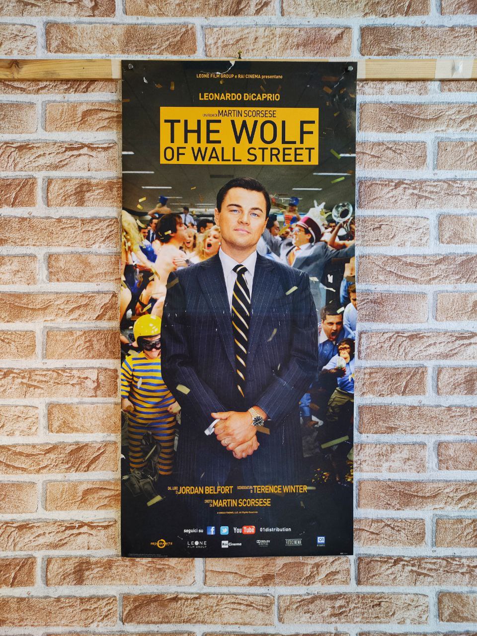 Locandina originale di cinema - The Wolf of Wall Street