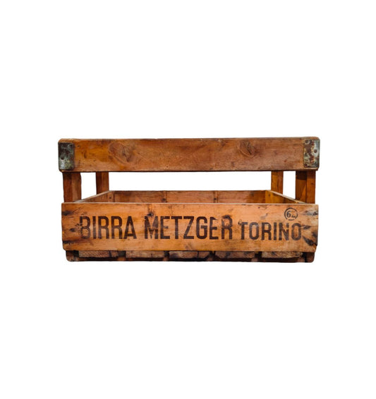 Cassetta in legno Birra Metzger - Torino | Anni '60