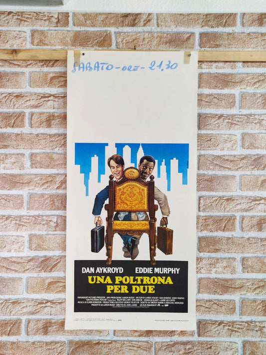 Locandina originale di cinema - Una poltrona per due