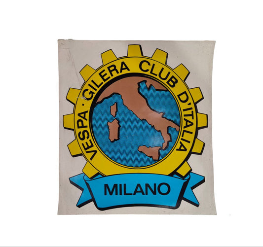 Manifesto originale pubblicitario - Vespa Gilera Club Italia