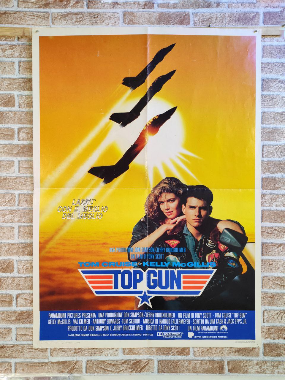 Manifesto originale di cinema - Top Gun