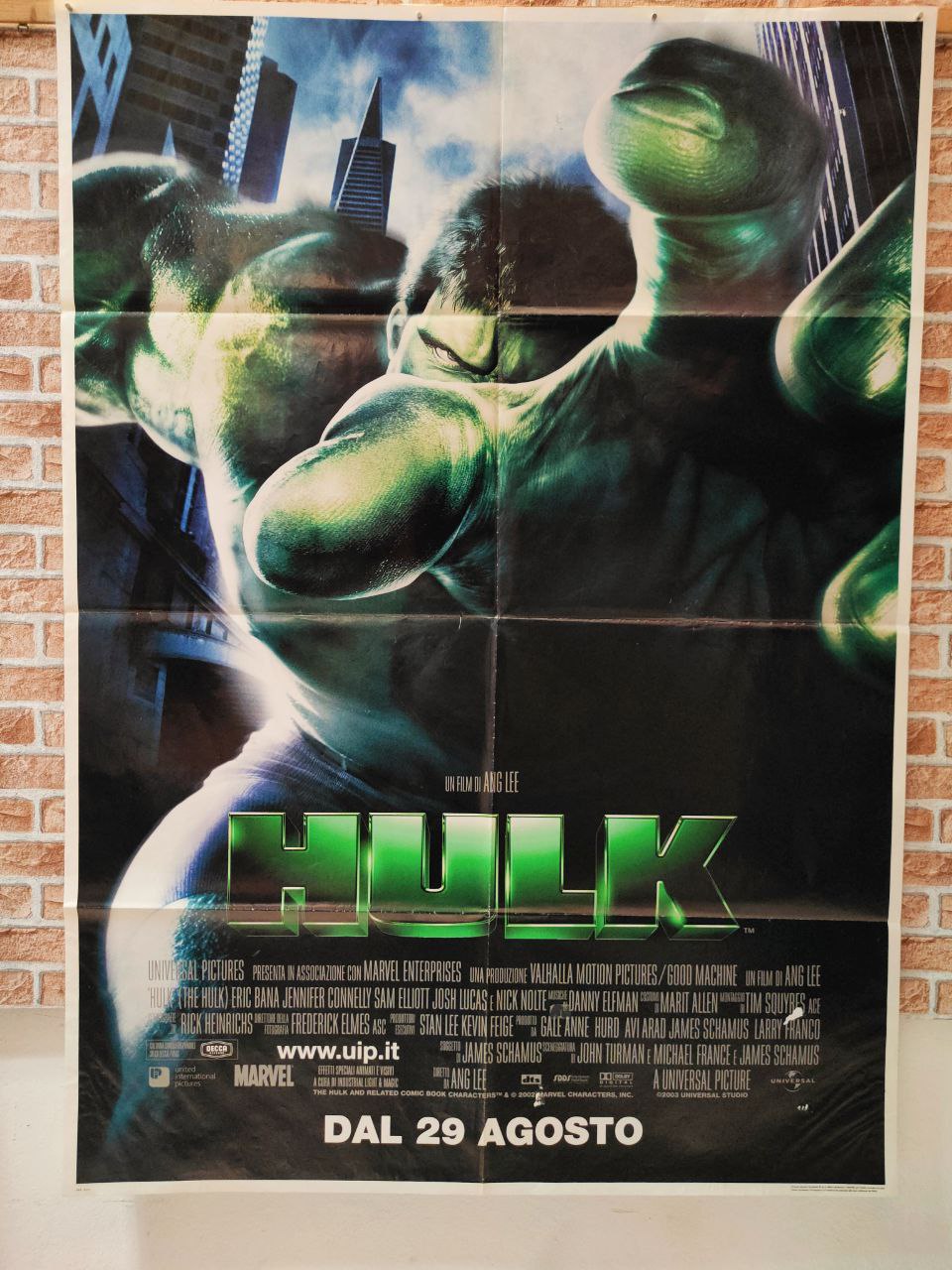 Manifesto originale di cinema - Hulk