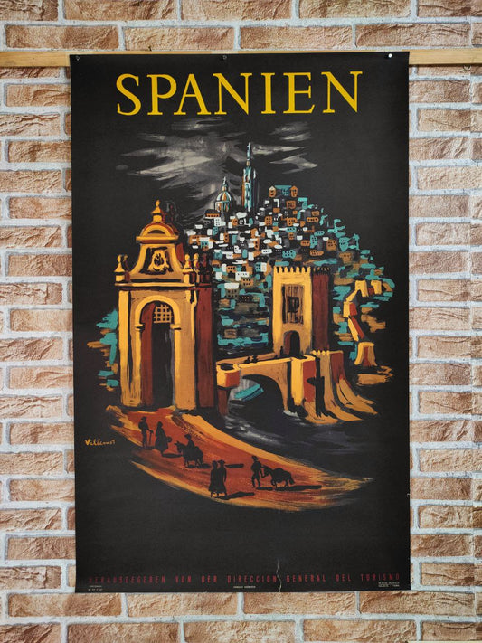 Manifesto originale pubblicitario - Villemot Spagna - Spanien