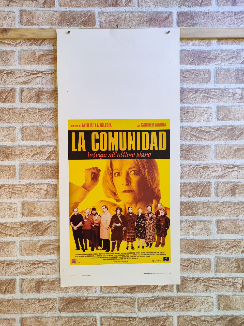 Locandina originale di cinema - La comunidad - Intrigo all'ultimo piano