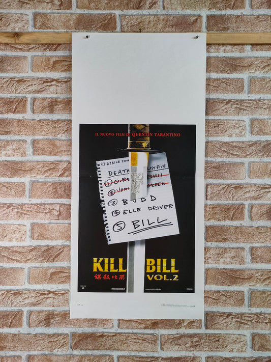 Locandina originale di cinema - Kill Bill: Volume 2