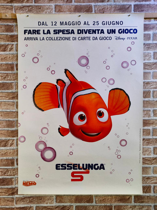 Manifesto originale pubblicitario - Esselunga, Nemo