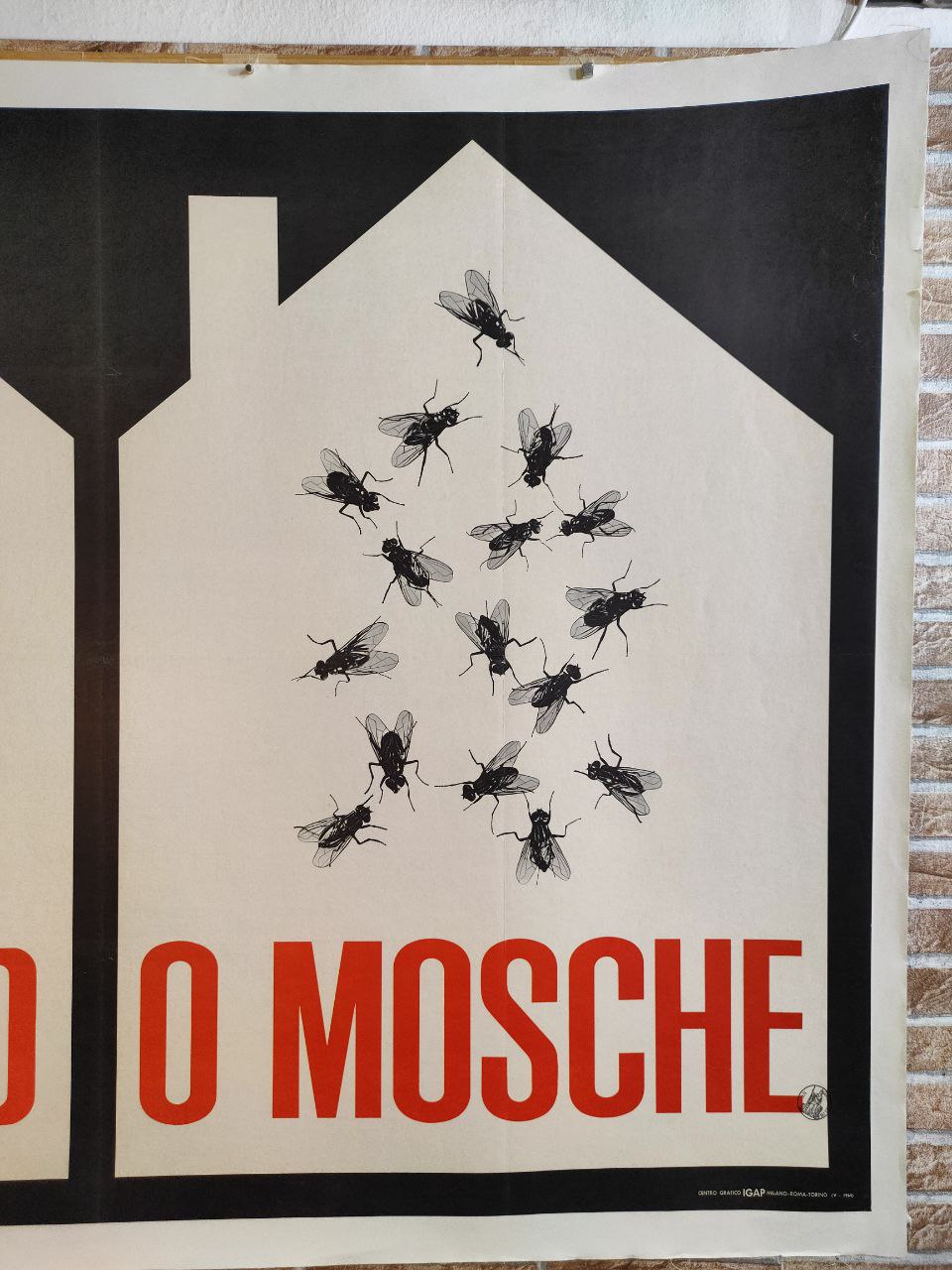 Manifesto originale pubblicitario - Neocid insetticida