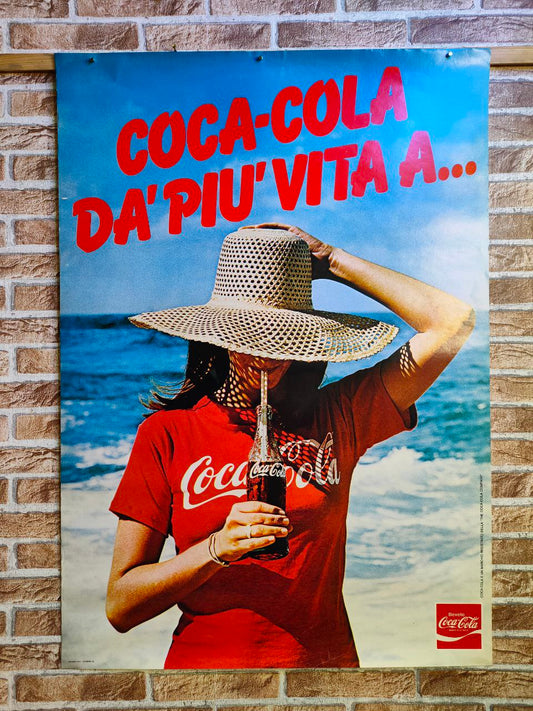 Manifesto originale pubblicitario - Coca-Cola