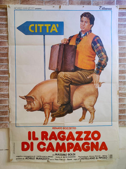 Manifesto originale di cinema - Il ragazzo di campagna