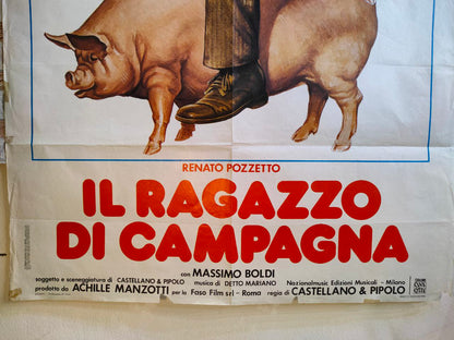 Manifesto originale di cinema - Il ragazzo di campagna