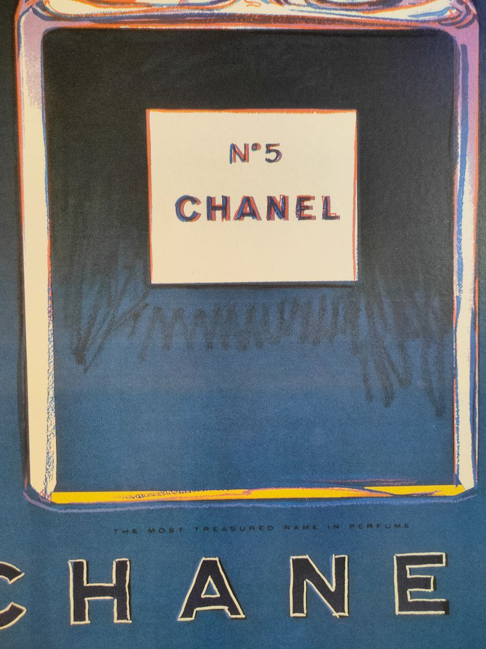 Manifesto originale pubblicitario - Andy Warhol Chanel