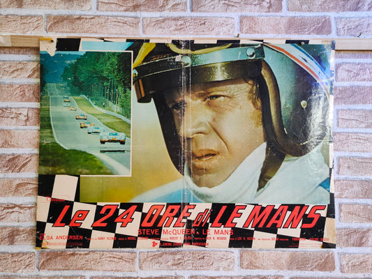 Fotobusta originale di cinema -  Le 24 Ore di Le Mans - Steve McQueen