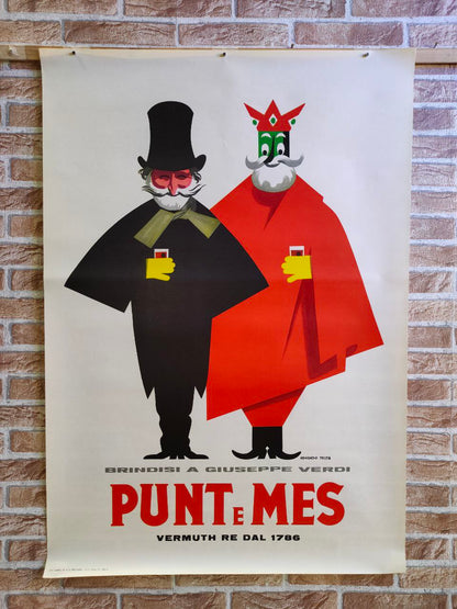 Manifesto pubblicitario Punt e Mes - Giuseppe Verdi