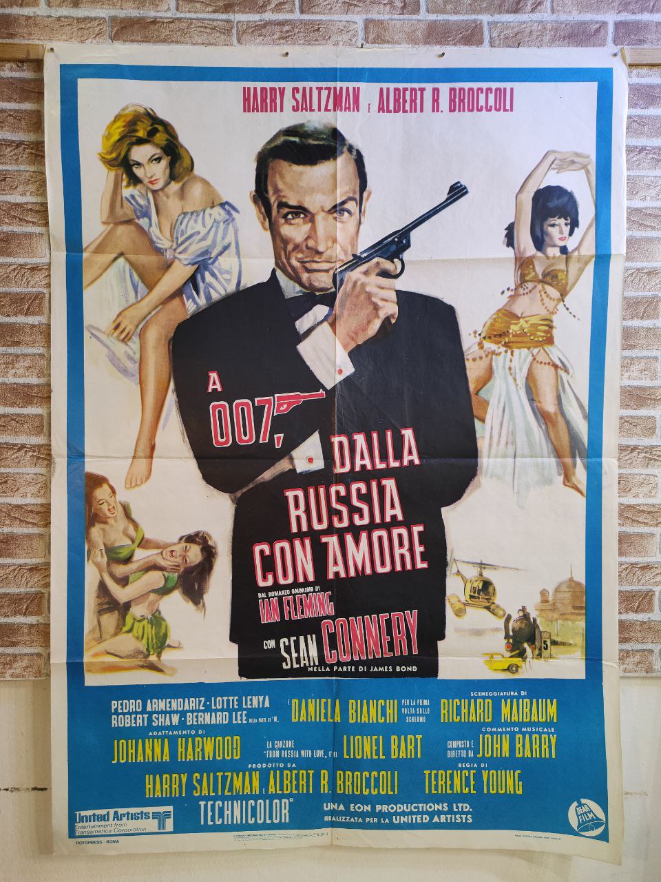 Manifesto originale di cinema - Dalla Russia con amore - 007 James Bond