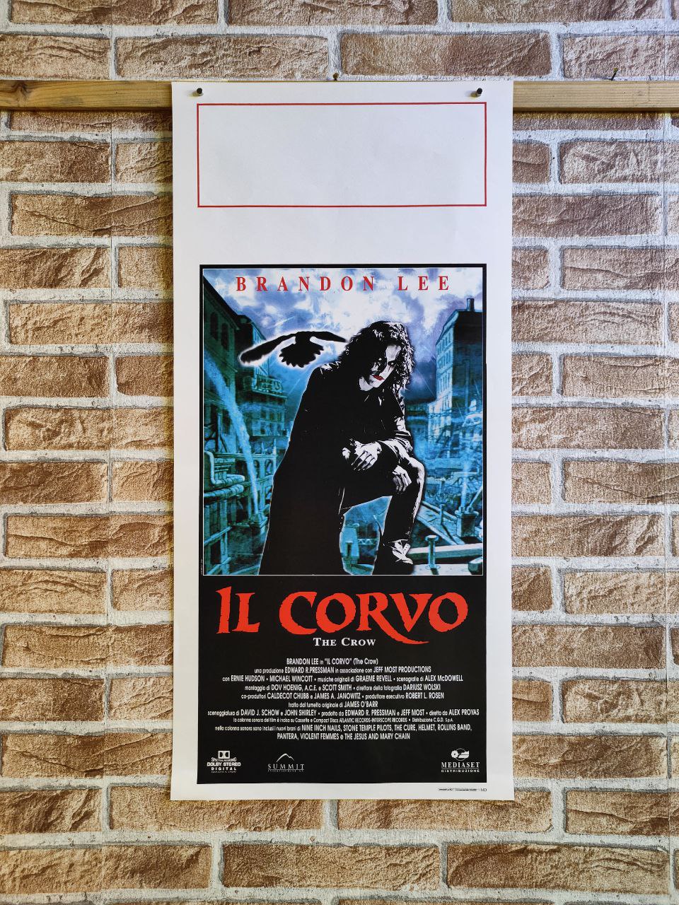 Locandina originale di cinema - Il Corvo