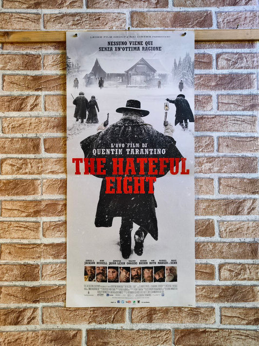 Locandina originale di cinema - The Hateful Eight - Quentin Tarantino