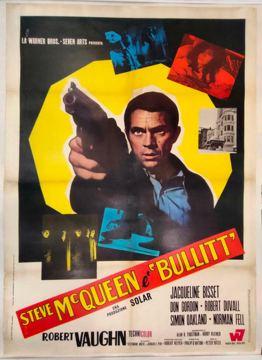Manifesto originale di cinema - Bullitt, Steve McQueen