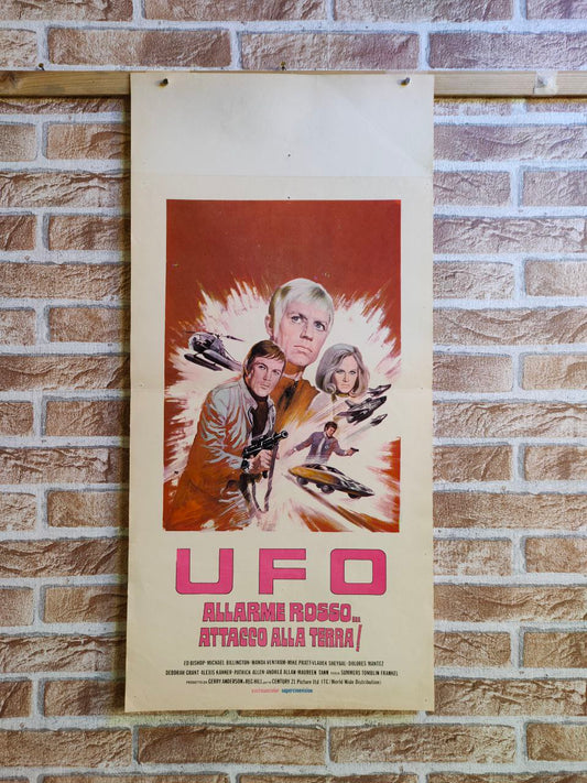 Locandina originale di cinema - UFO - Allarme rosso... attacco alla Terra!