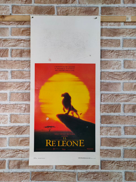 Locandina originale di cinema - Il Re Leone