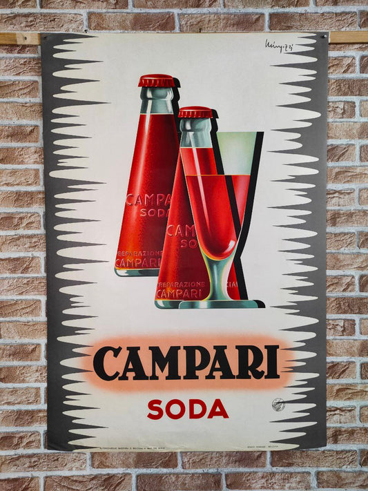 Manifesto pubblicitario Campari Soda