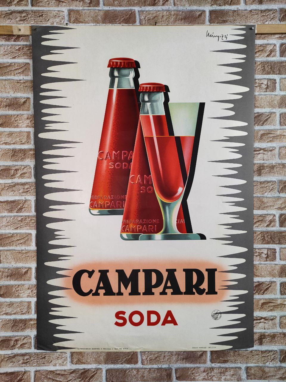 Manifesto pubblicitario Campari Soda