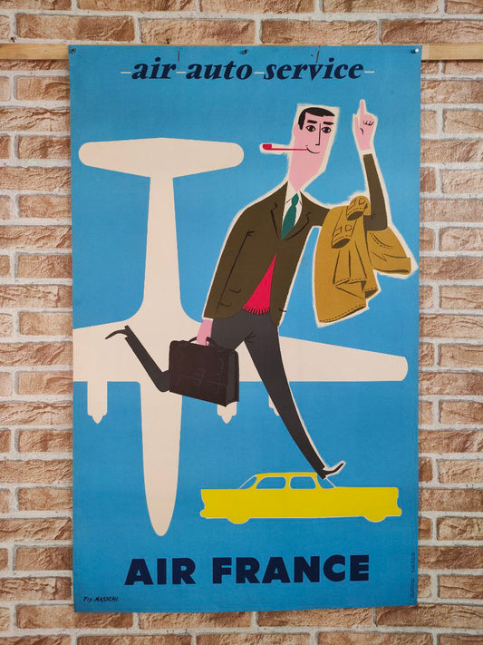 Manifesto originale pubblicitario - Air France