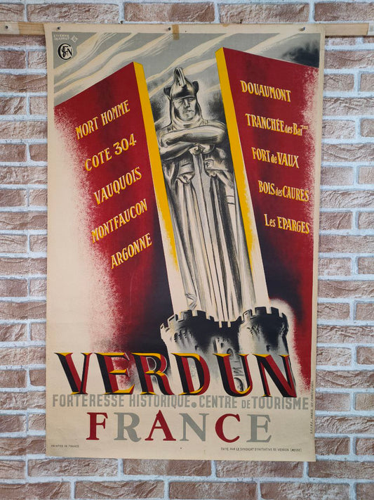 Manifesto originale pubblicitario - Verdun