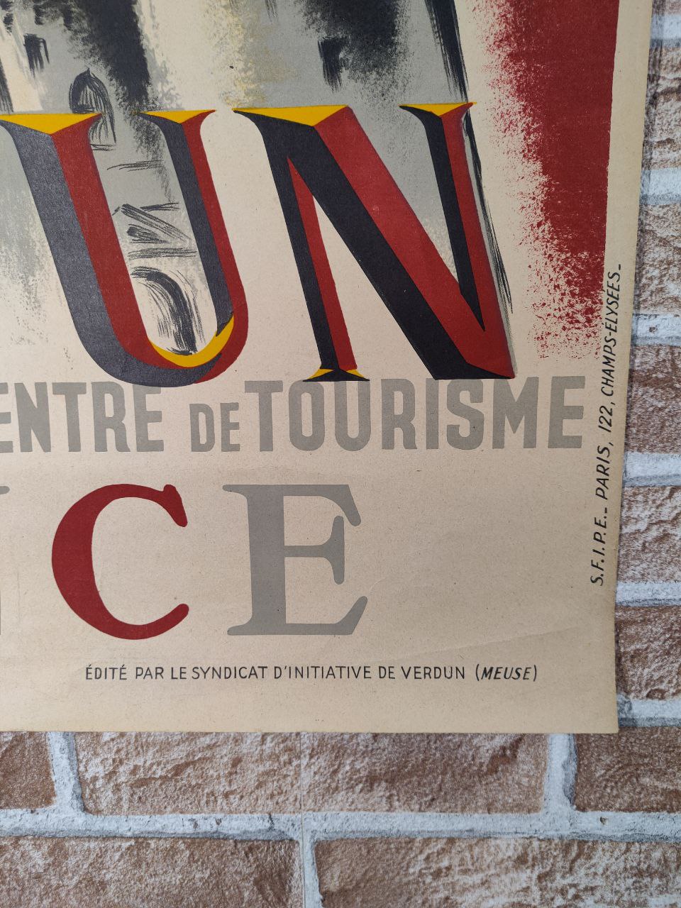 Manifesto originale pubblicitario - Verdun