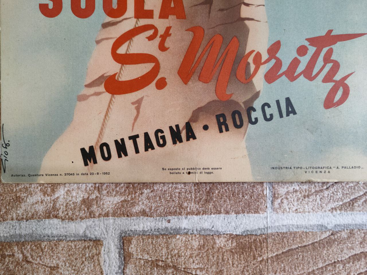 Cartonato pubblicitario Suola St. Moritz
