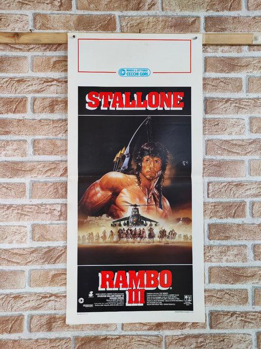 Locandina originale di cinema - Rambo III