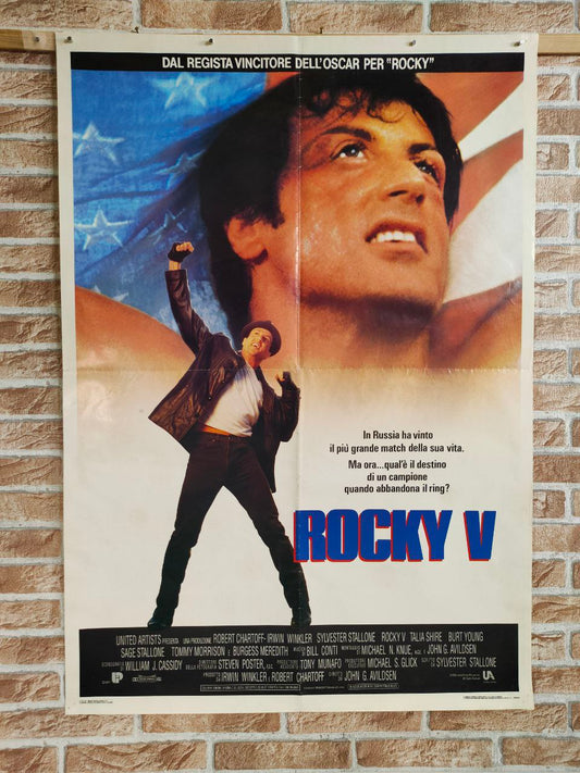 Manifesto originale di cinema - Rocky V