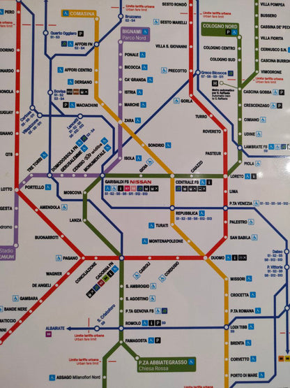 Mappa Metropolitana Milano