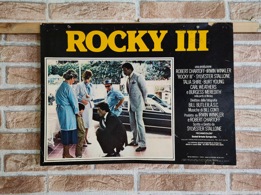 Fotobusta originale di cinema - Rocky III