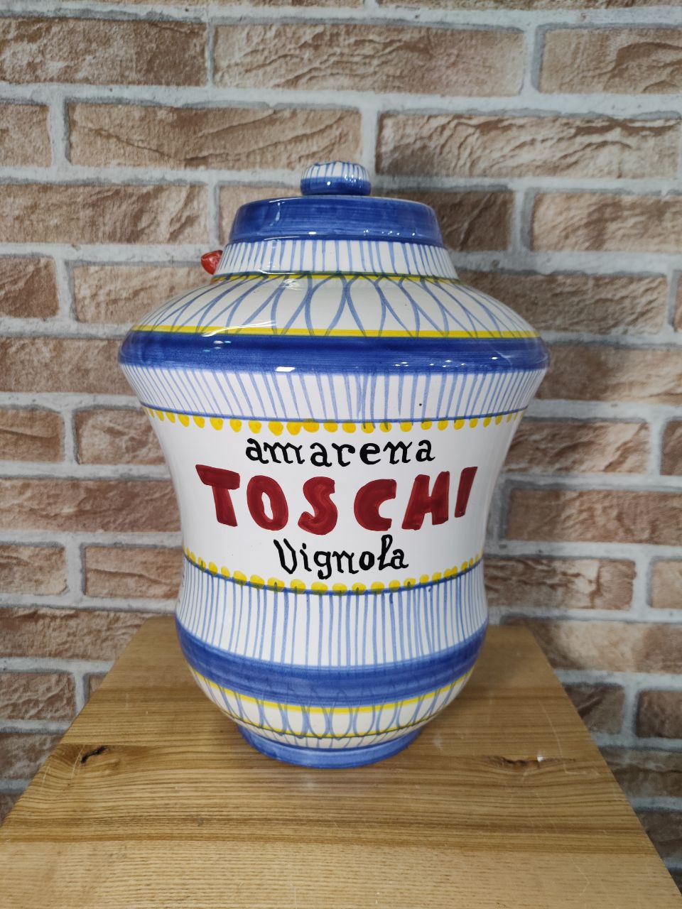 Vaso pubblicitario Amarena Toschi