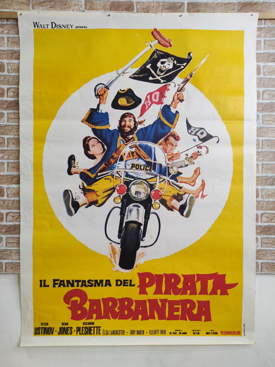 Manifesto originale di cinema - Il fantasma del pirata Barbanera