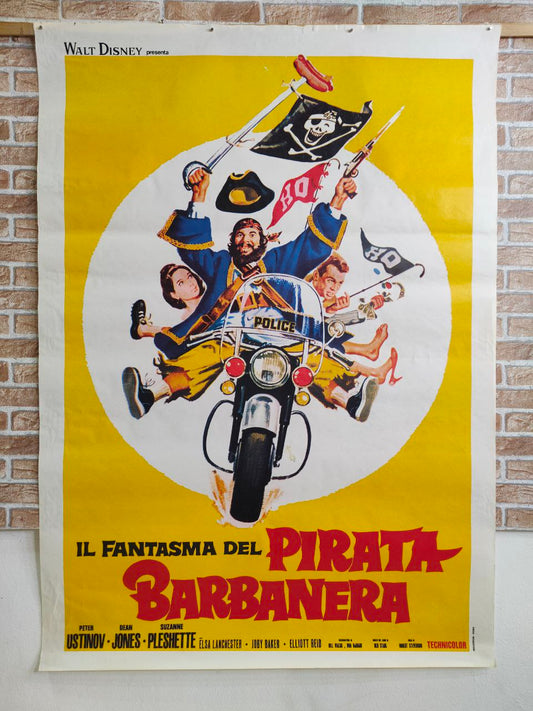 Manifesto originale di cinema - Il fantasma del pirata Barbanera