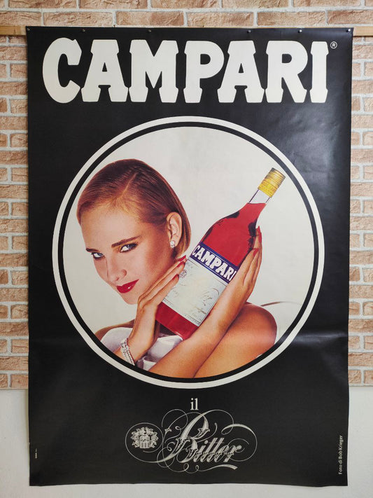 Manifesto originale pubblicitario - Campari Bitter