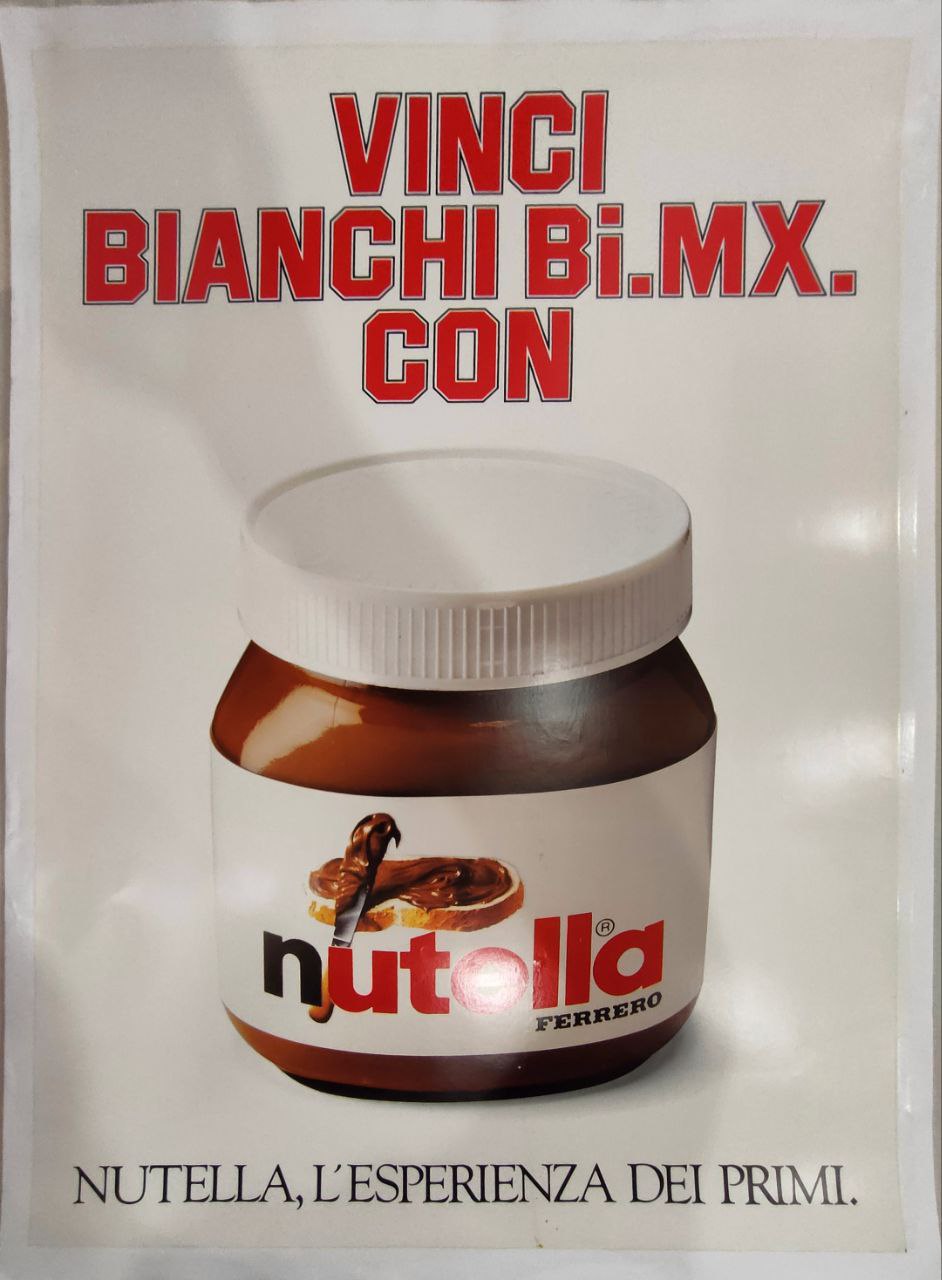 Manifesto originale pubblicitario -  Nutella Bi.MX.
