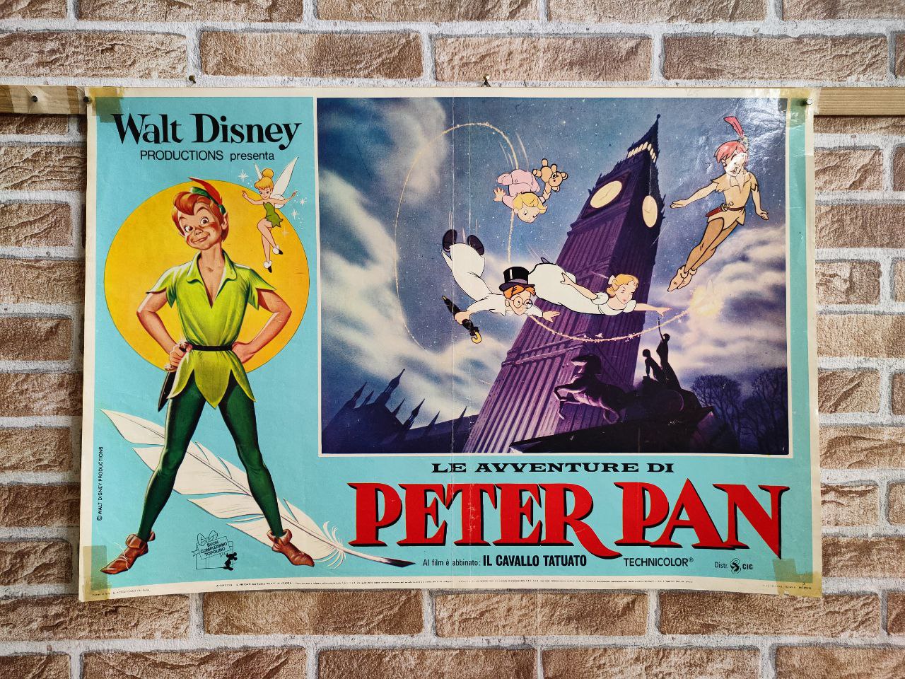 Fotobusta originale di cinema - Peter Pan