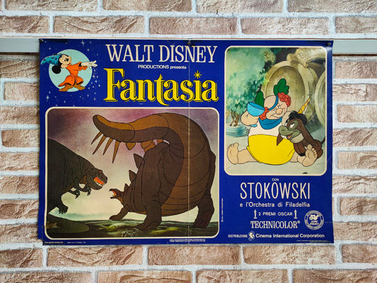 Fotobusta originale di cinema - Fantasia Walt Disney