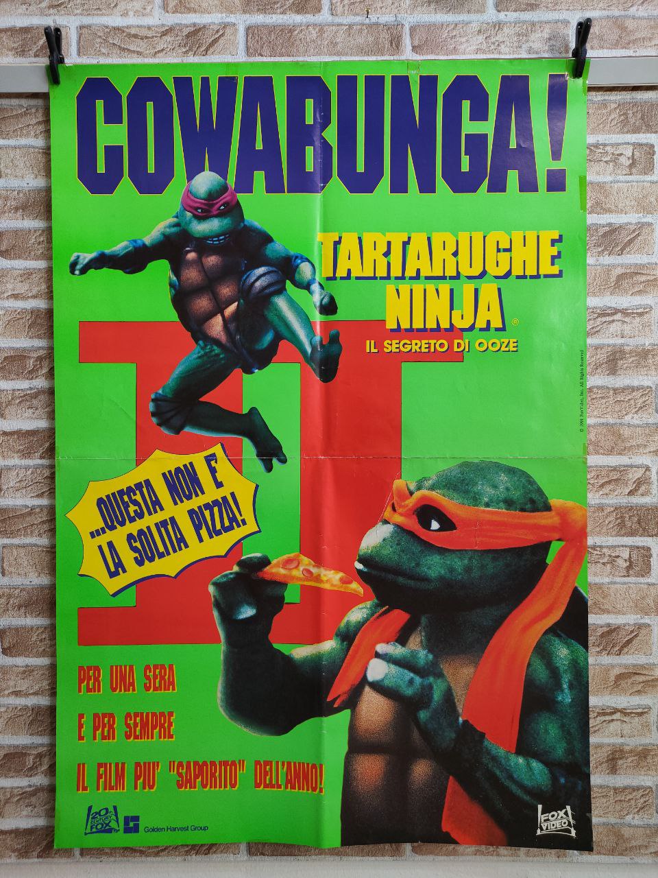 Manifesto originale di cinema - Tartarughe Ninja II - Il segreto di Ooze