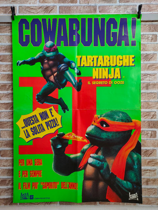 Manifesto originale di cinema - Tartarughe Ninja II - Il segreto di Ooze