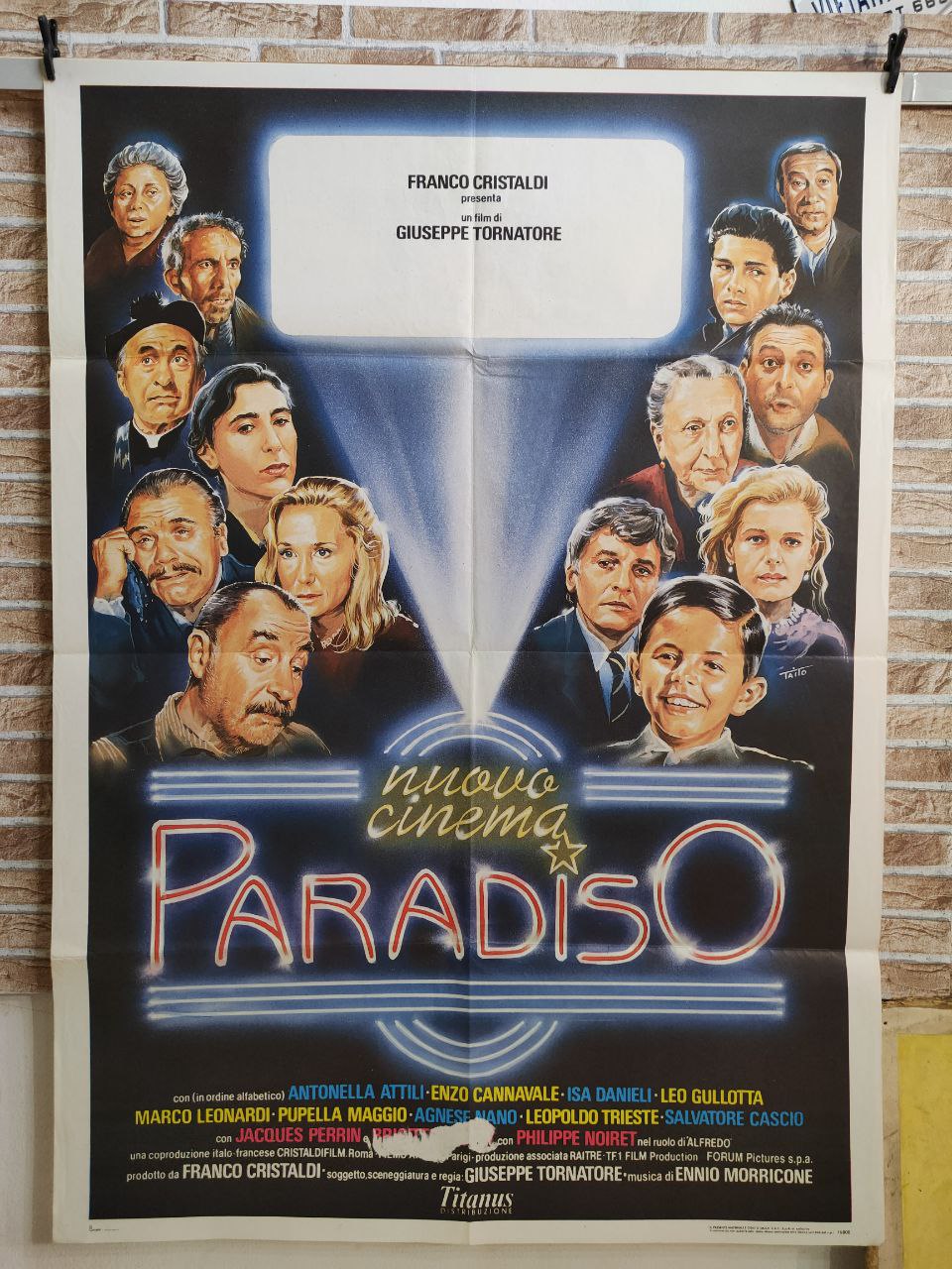 Manifesto originale di cinema - Nuovo Cinema Paradiso