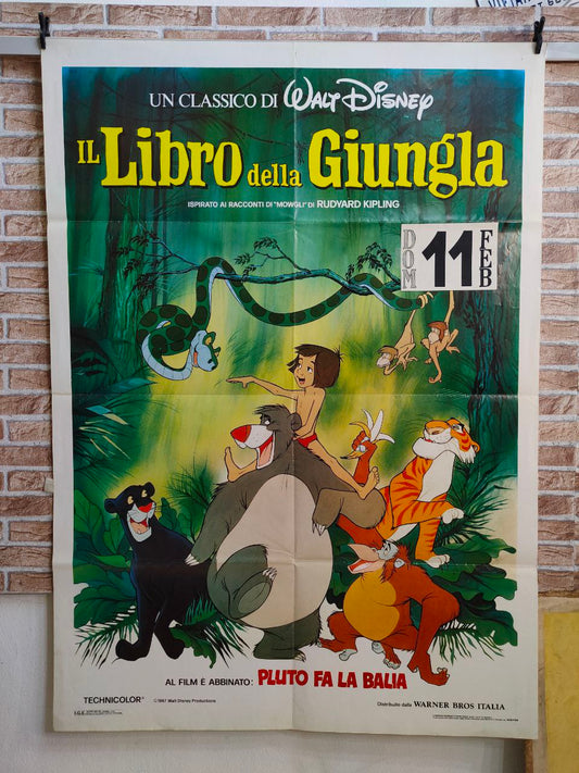 Manifesto originale di cinema - Il libro della giungla