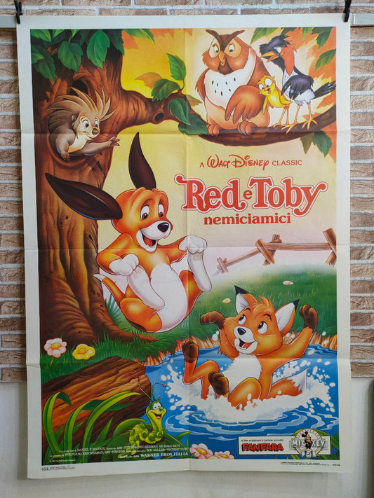 Manifesto originale di cinema - Red e Toby nemiciamici