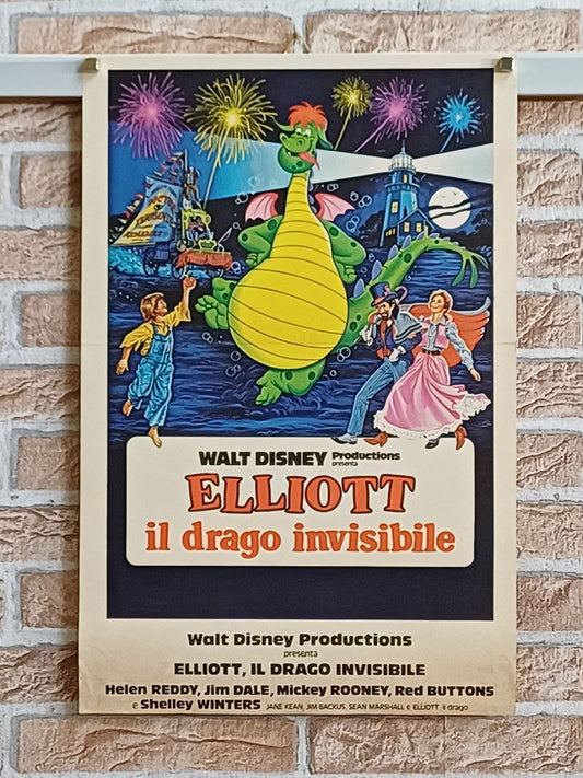 Locandina originale di cinema - Walt Disney - "Elliott"